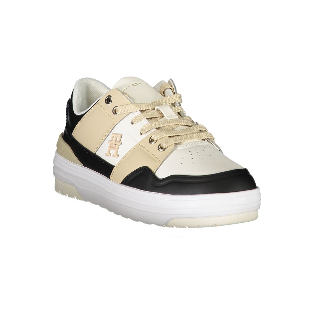Tommy Hilfiger White Leather Women Sneaker $303.00 Tommy Hilfiger Luzworld