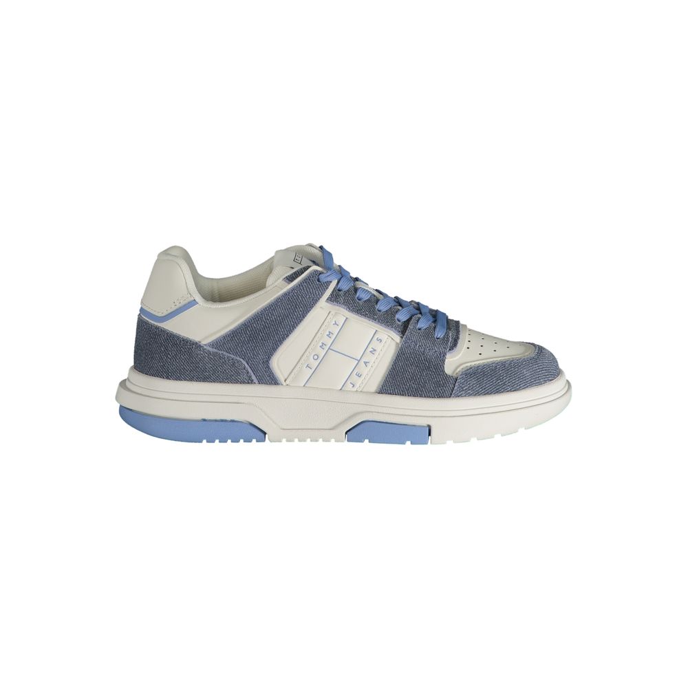 Tommy Hilfiger Light Blue Leather Women Sneaker $271.00 Tommy Hilfiger Luzworld