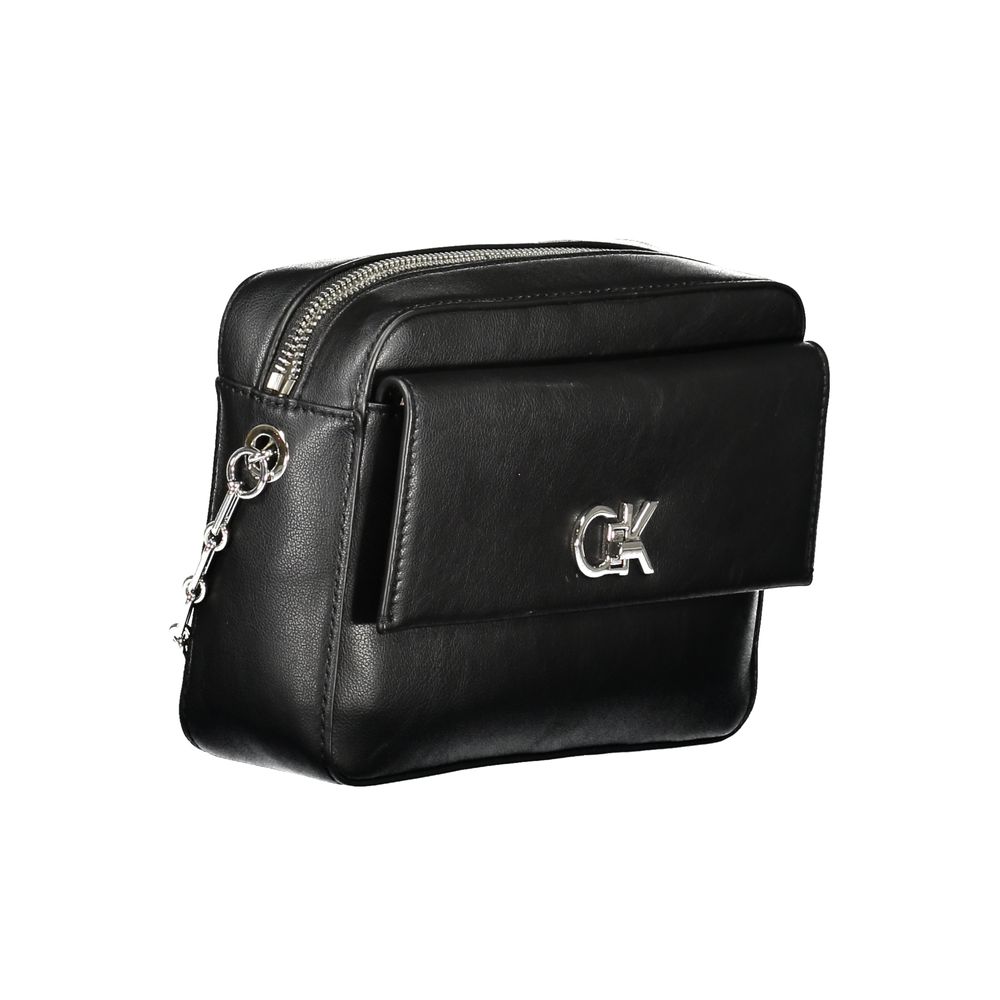 Calvin Klein Black Polyester Women Handbag $262.00 Calvin Klein Luzworld