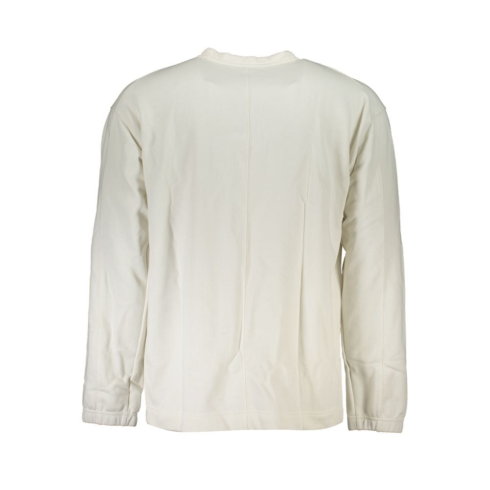 Calvin Klein White Cotton Men Sweater $203.00 Calvin Klein Luzworld