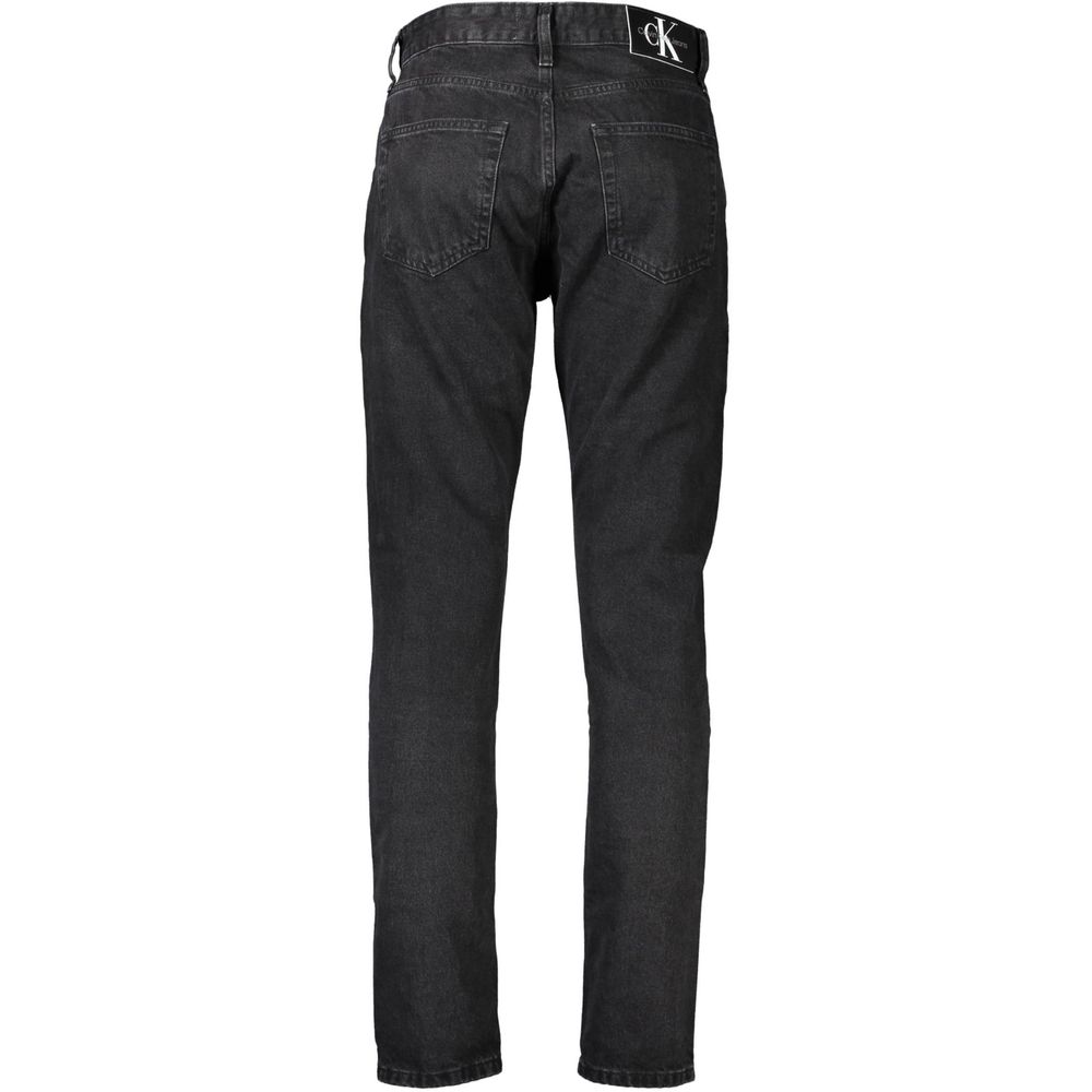Calvin Klein Black Cotton Men Jeans $234.00 Calvin Klein Luzworld