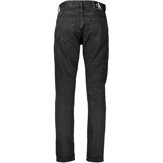 Calvin Klein Black Cotton Men Jeans $234.00 Calvin Klein Luzworld