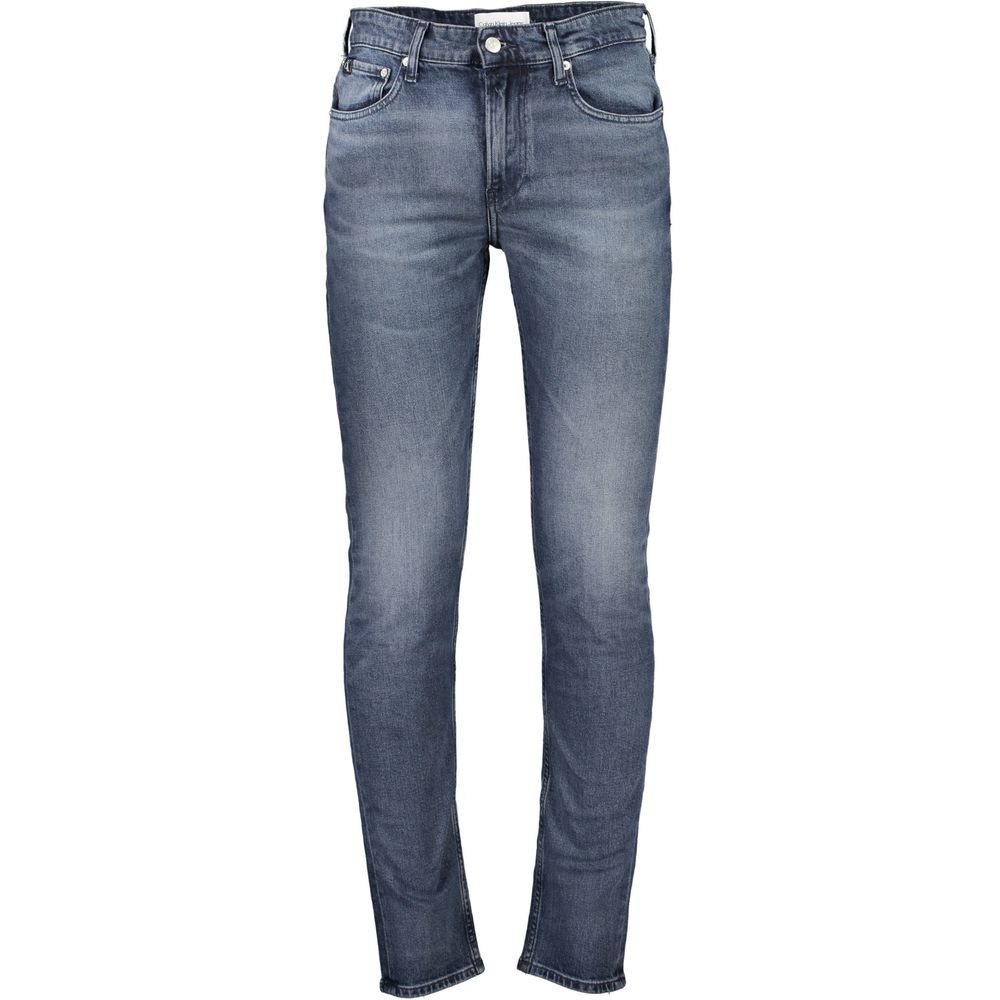 Calvin Klein Blue Cotton Men Jeans $281.00 Calvin Klein Luzworld
