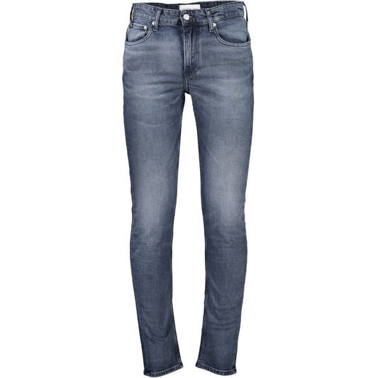 Calvin Klein Blue Cotton Men Jeans $281.00 Calvin Klein Luzworld