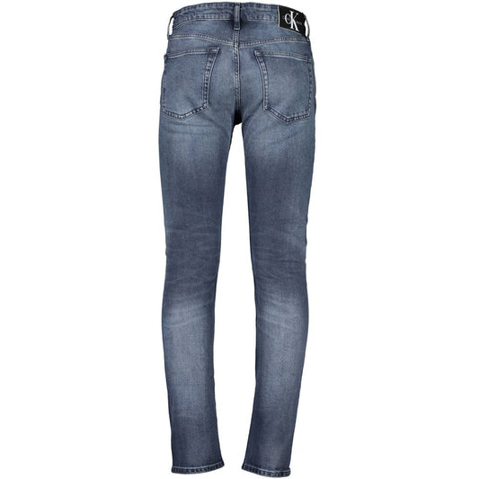 Calvin Klein Blue Cotton Men Jeans $281.00 Calvin Klein Luzworld