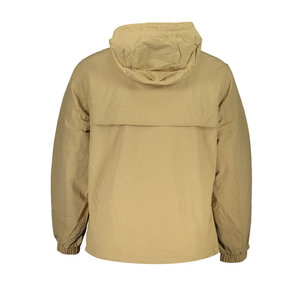 Tommy Hilfiger Beige Polyamide Men Jacket $281.00 Tommy Hilfiger Luzworld