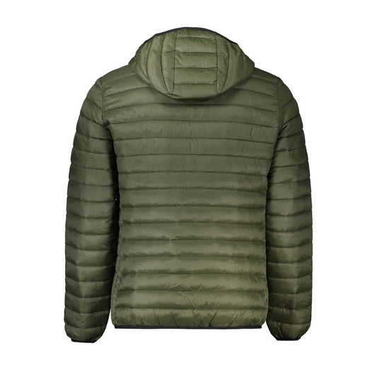 Cavalli Class Green Polyamide Men Jacket $488.00 Cavalli Class Luzworld