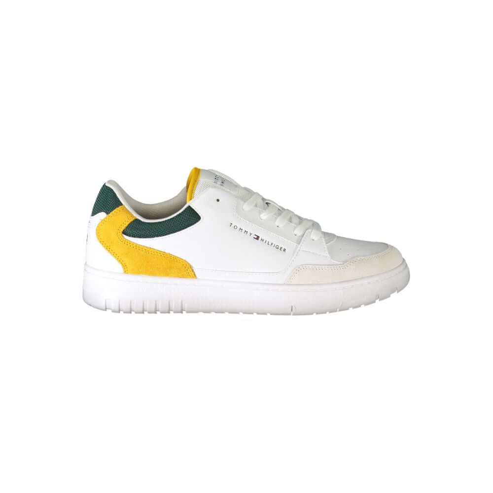 Tommy Hilfiger White Polyethylene Men Sneaker $255.00 Tommy Hilfiger Luzworld
