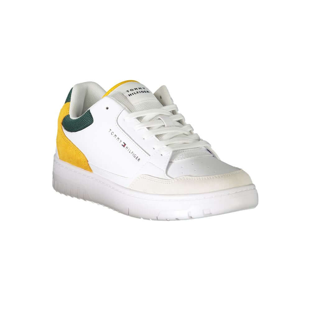 Tommy Hilfiger White Polyethylene Men Sneaker $255.00 Tommy Hilfiger Luzworld
