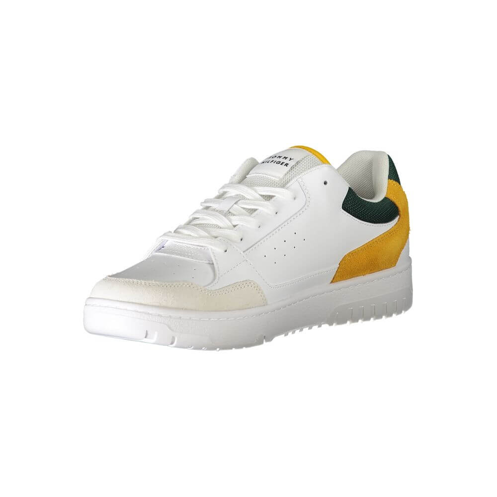 Tommy Hilfiger White Polyethylene Men Sneaker $255.00 Tommy Hilfiger Luzworld