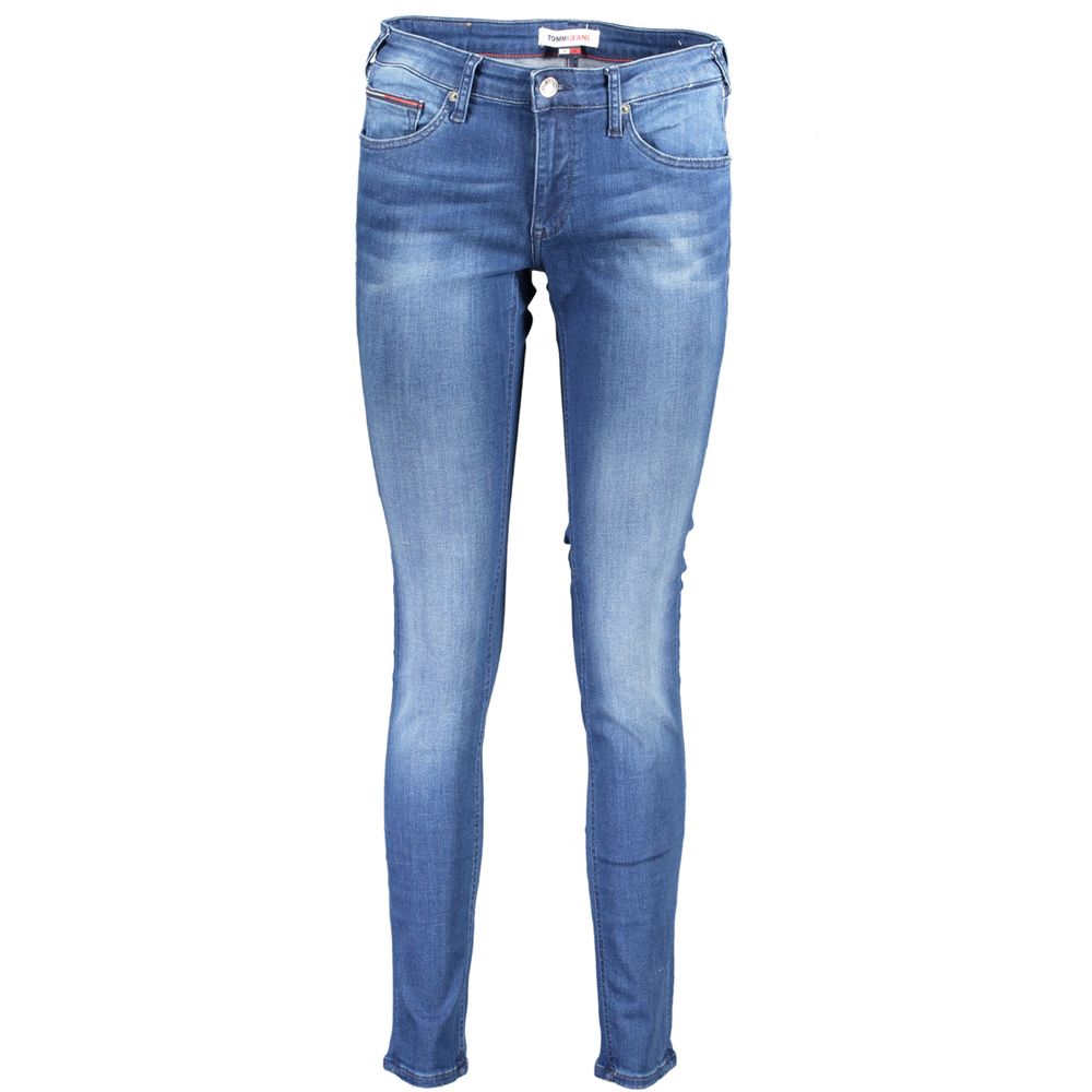 Tommy Hilfiger Blue Cotton Women Jeans $250.00 Tommy Hilfiger Luzworld