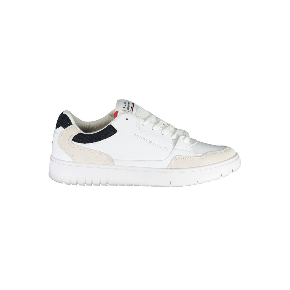 Tommy Hilfiger White Polyethylene Men Sneaker $255.00 Tommy Hilfiger Luzworld