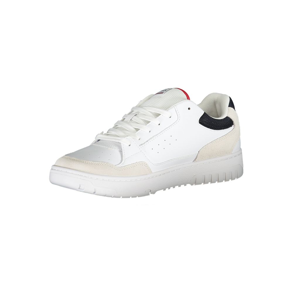 Tommy Hilfiger White Polyethylene Men Sneaker $255.00 Tommy Hilfiger Luzworld