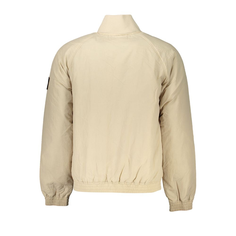 Calvin Klein Beige Polyamide Men Jacket $312.00 Calvin Klein Luzworld