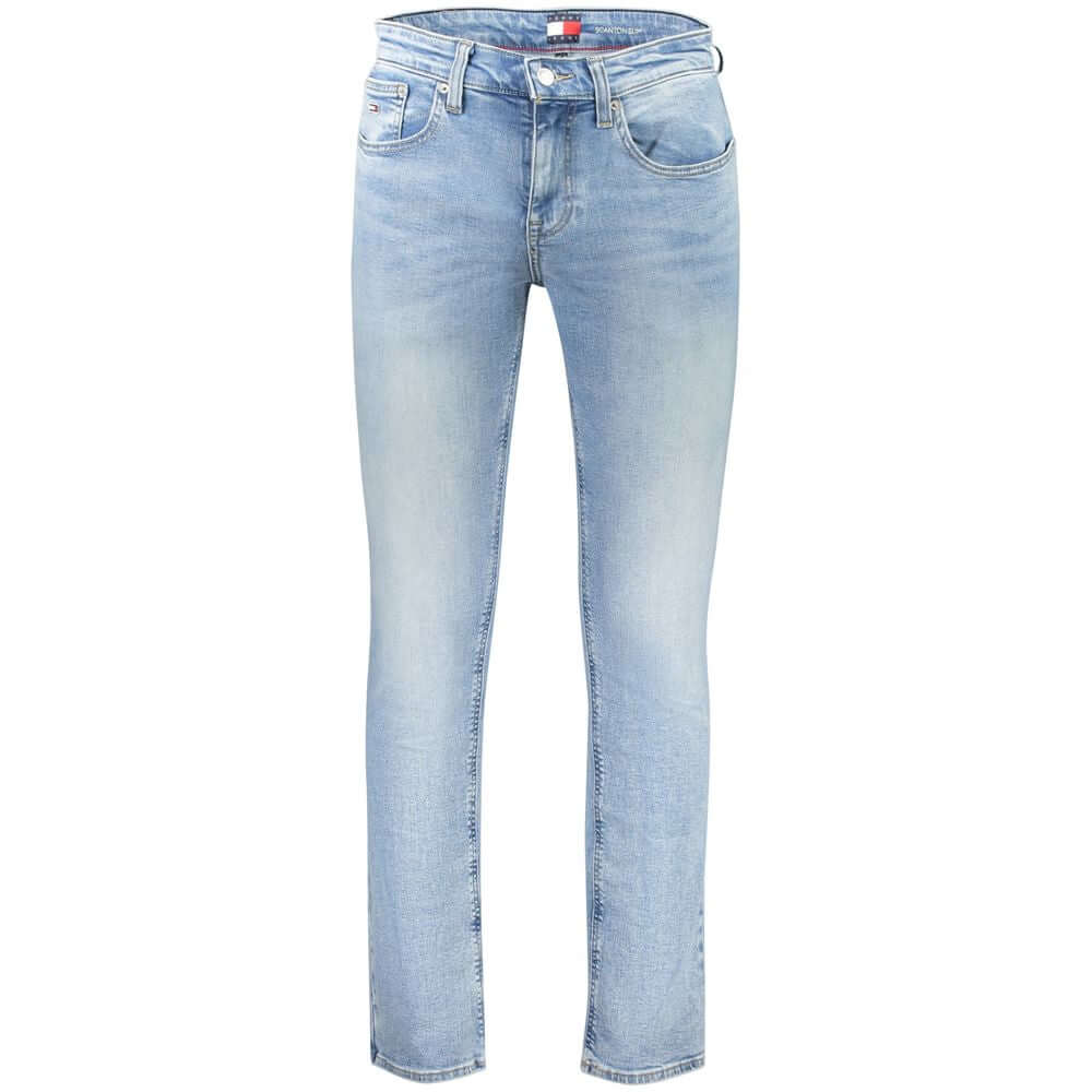Tommy Hilfiger Blue Cotton Men Jeans $237.00 Tommy Hilfiger Luzworld