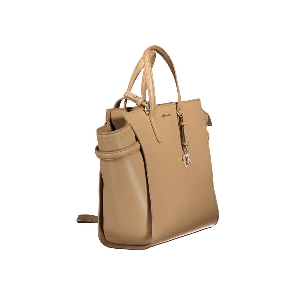 Calvin Klein Beige Polyester Women Handbag $546.00 Calvin Klein Luzworld
