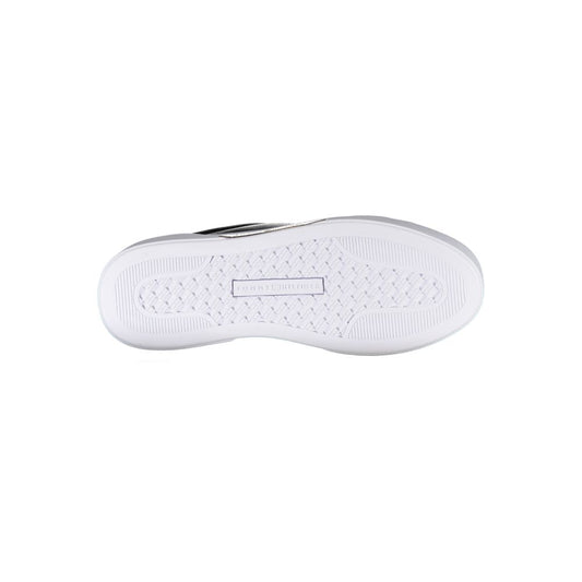 Tommy Hilfiger Black Leather Women Sneaker $271.00 Tommy Hilfiger Luzworld