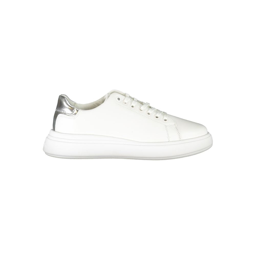 Calvin Klein Chic White Sneakers with Contrast Details $306.00 Calvin Klein Luzworld