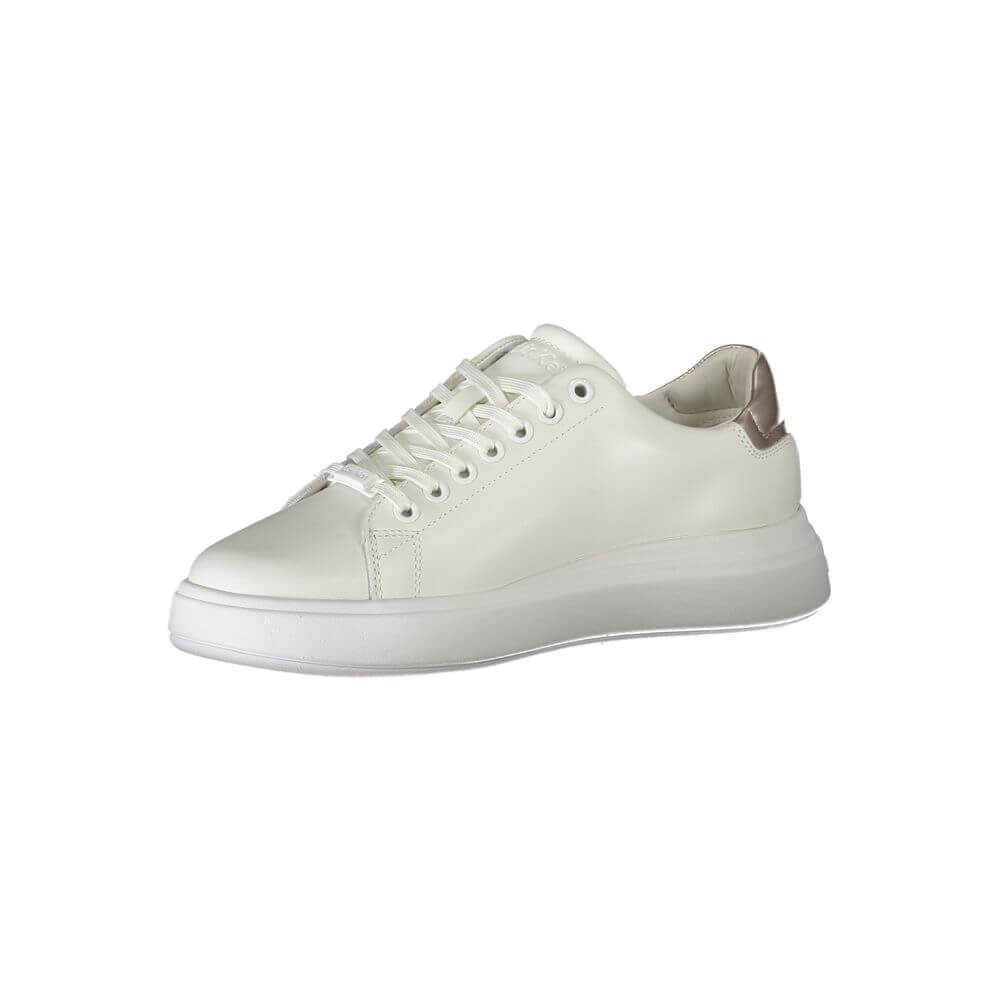 Calvin Klein White Polyester Sneaker $306.00 Calvin Klein Luzworld