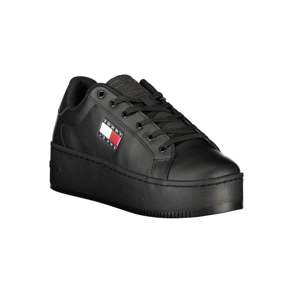 Tommy Hilfiger Black Polyethylene Women Sneaker $243.00 Tommy Hilfiger Luzworld