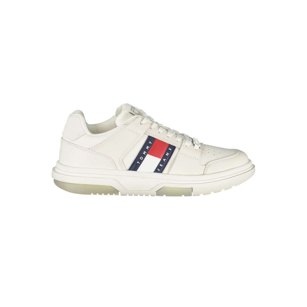 Tommy Hilfiger White Leather Women Sneaker $259.00 Tommy Hilfiger Luzworld
