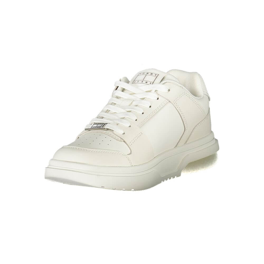 Tommy Hilfiger White Leather Women Sneaker $259.00 Tommy Hilfiger Luzworld