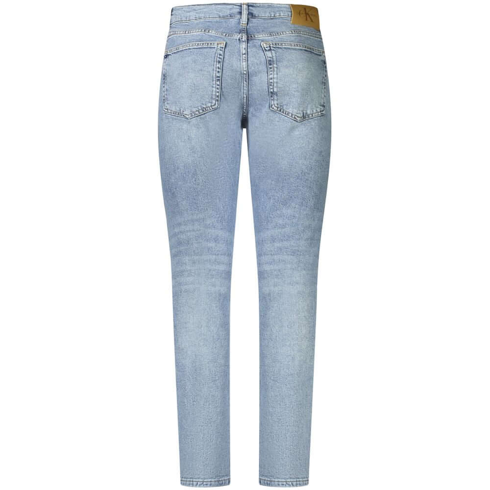 Calvin Klein Blue Cotton Men Jeans $237.00 Calvin Klein Luzworld