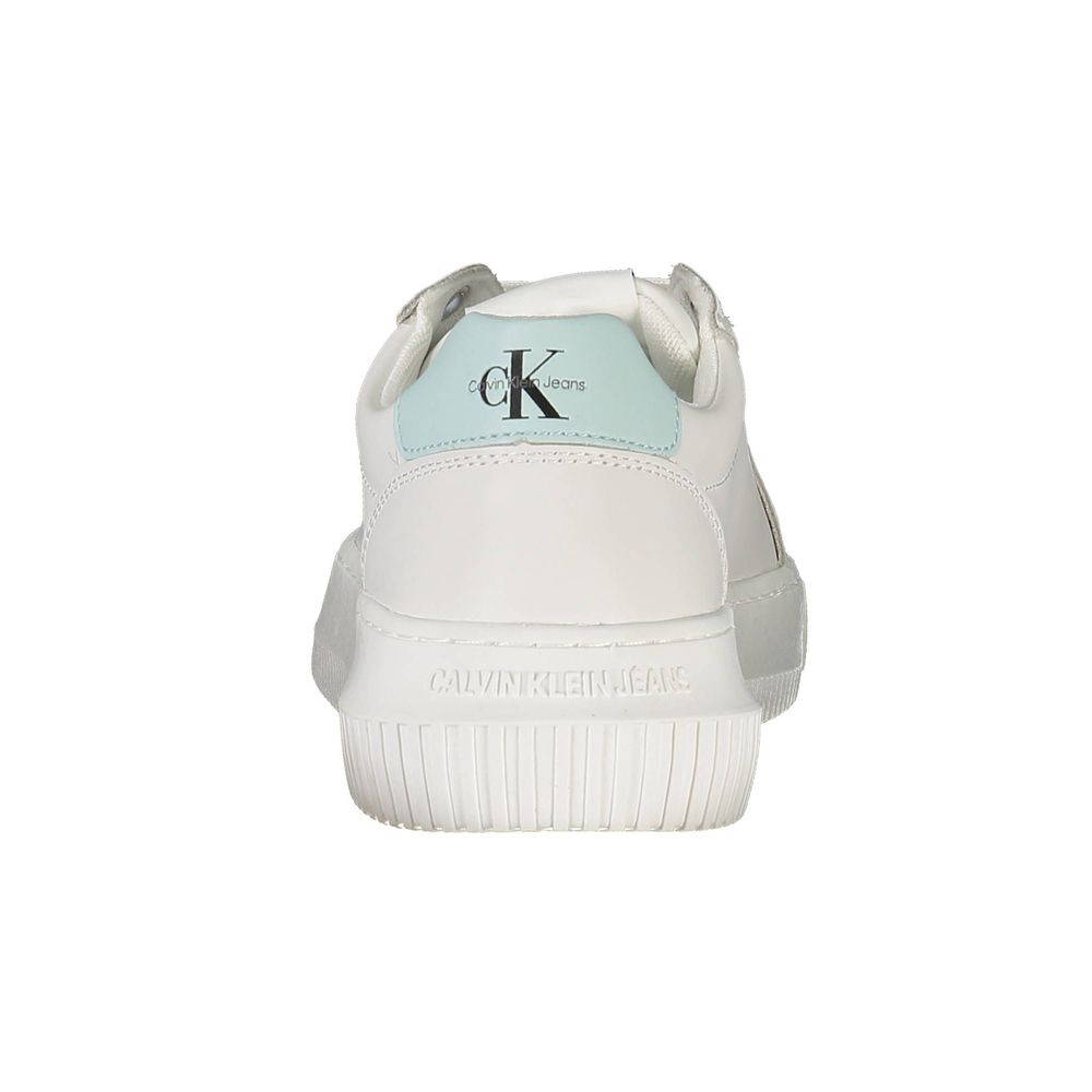 Calvin Klein White Recycled Polyester Women Sneaker $289.00 Calvin Klein Luzworld