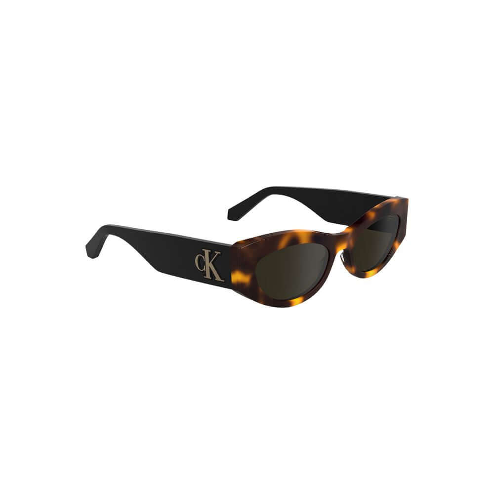 Calvin Klein Brown Acetate Women's Sunglass $266.00 Calvin Klein Luzworld