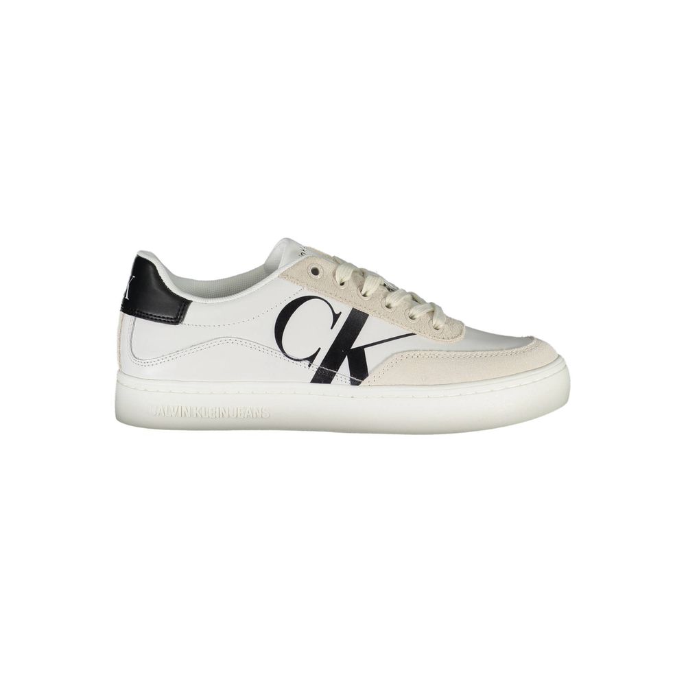 Calvin Klein White Polyester Sneaker $256.00 Calvin Klein Luzworld