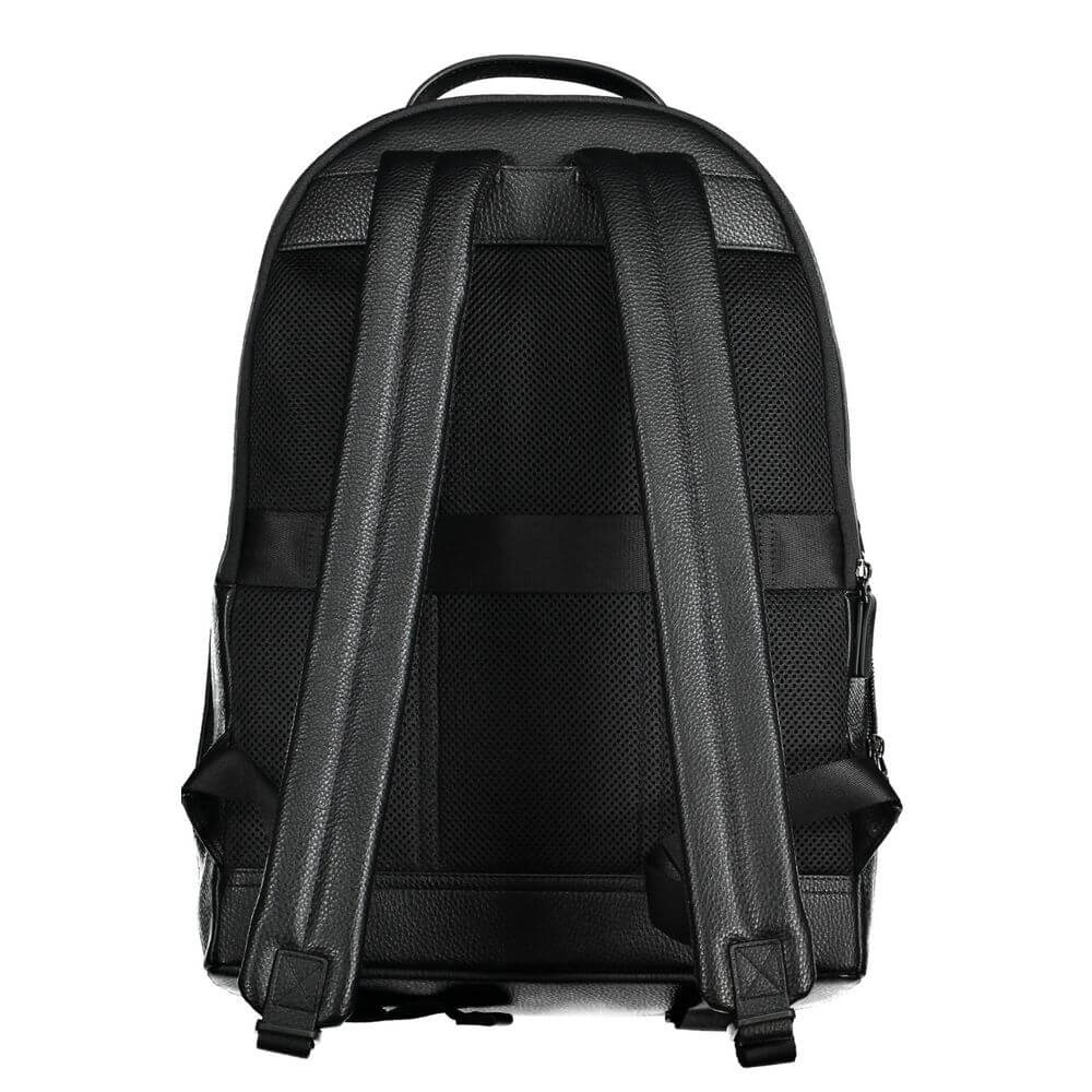 Tommy Hilfiger Black Polyethylene Men Backpack $562.00 Tommy Hilfiger Luzworld