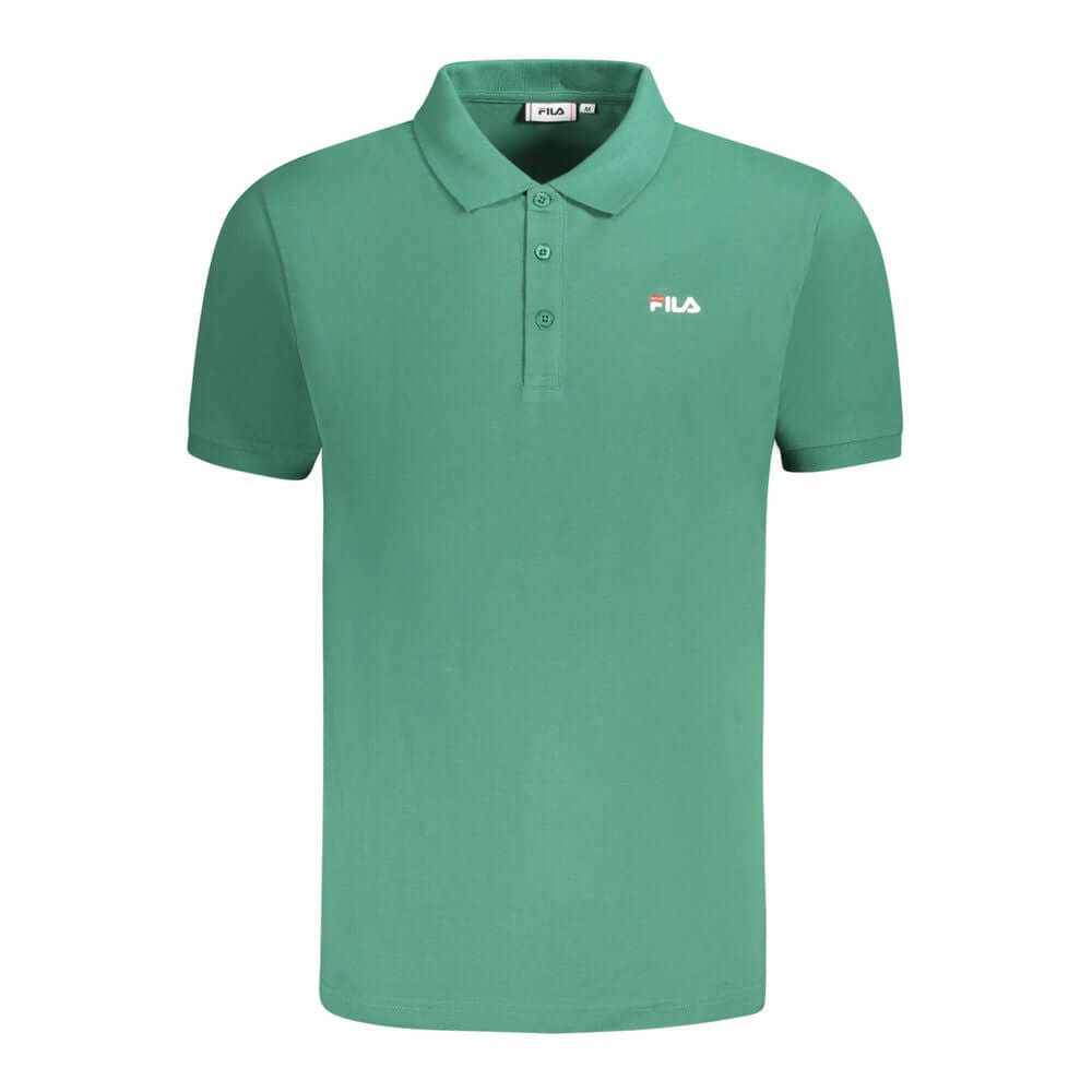 Fila Green Cotton Men Polo Shirt $162.00 Fila Luzworld