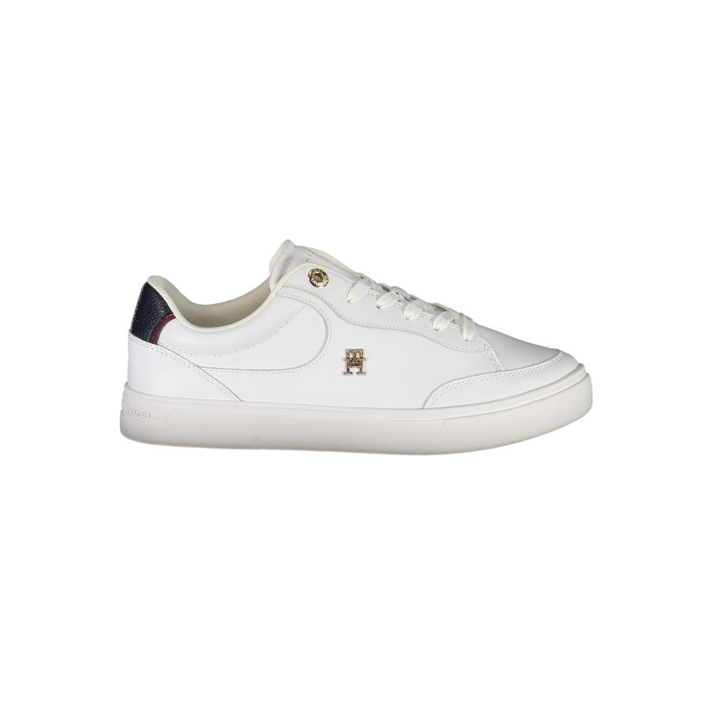 Tommy Hilfiger White Leather Women Sneaker $259.00 Tommy Hilfiger Luzworld