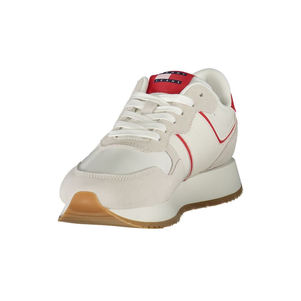 Tommy Hilfiger Red Leather Women Sneaker $243.00 Tommy Hilfiger Luzworld