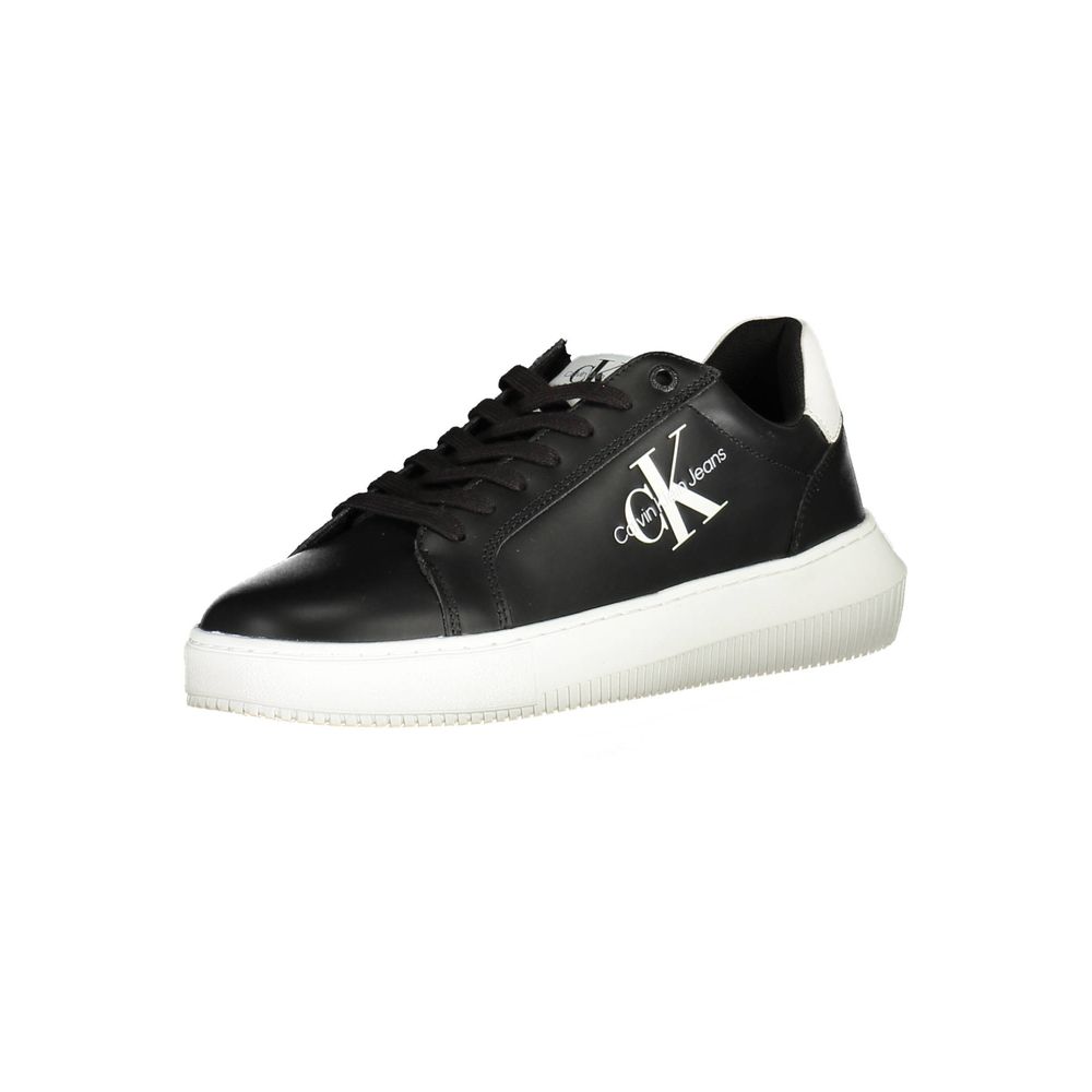Calvin Klein Sleek Black Lace-Up Sports Sneakers $289.00 Calvin Klein Luzworld