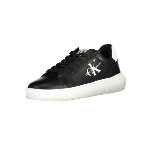 Calvin Klein Sleek Black Lace-Up Sports Sneakers $289.00 Calvin Klein Luzworld