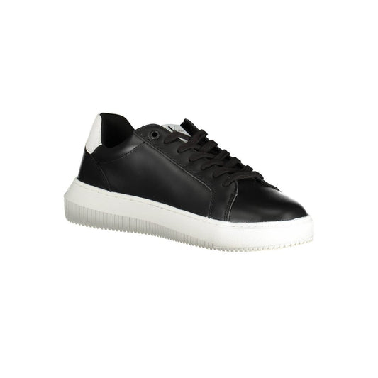 Calvin Klein Sleek Black Lace-Up Sports Sneakers $289.00 Calvin Klein Luzworld