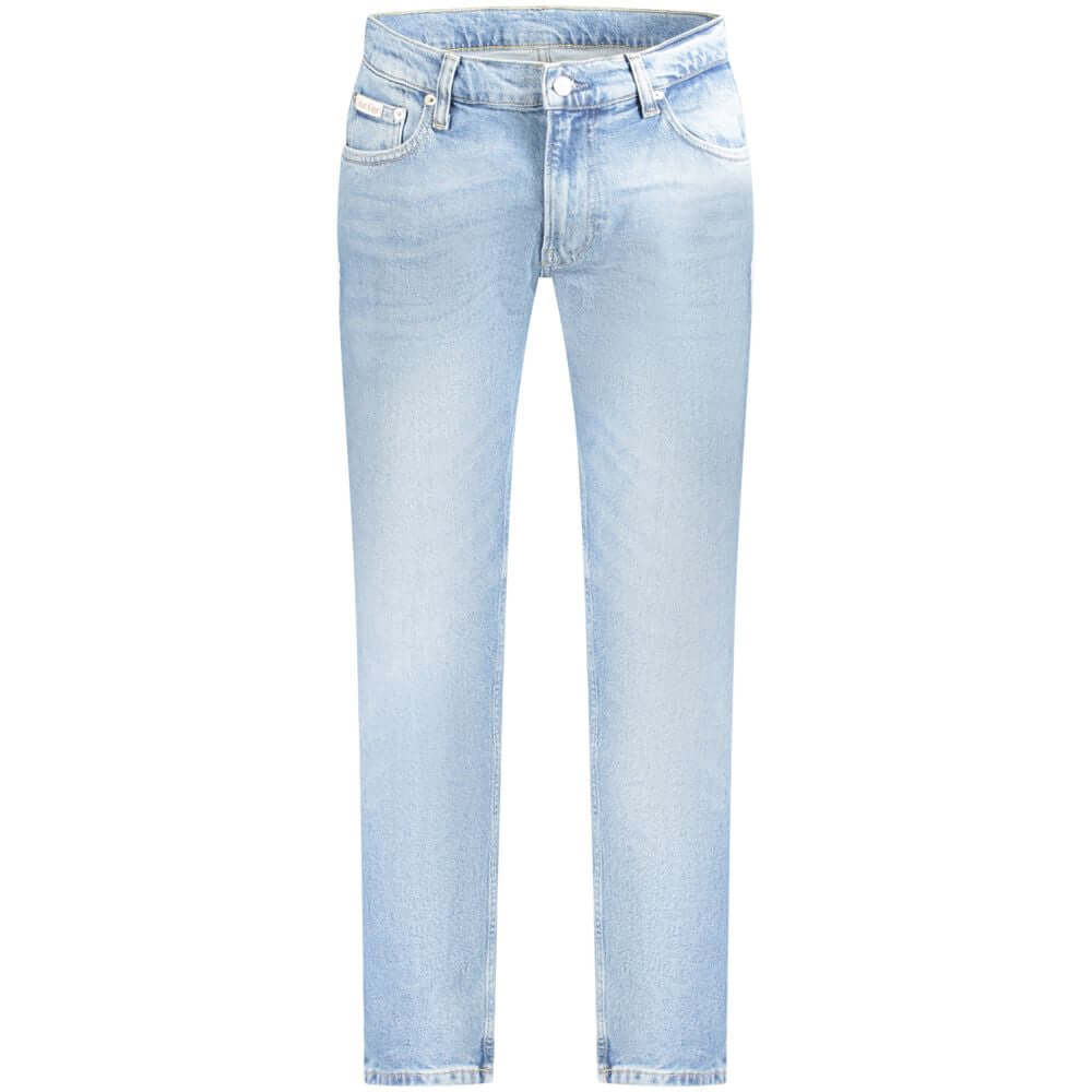 Calvin Klein Blue Cotton Men Jeans $237.00 Calvin Klein Luzworld