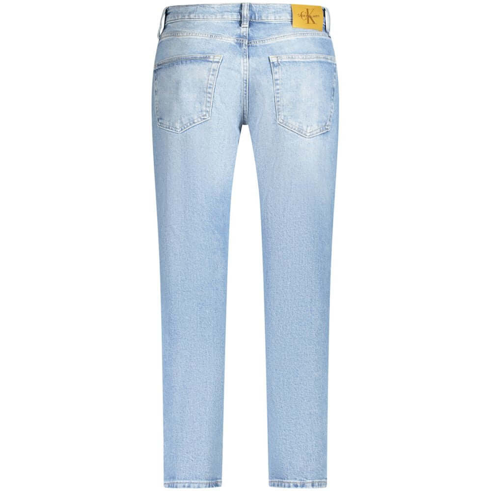 Calvin Klein Blue Cotton Men Jeans $237.00 Calvin Klein Luzworld