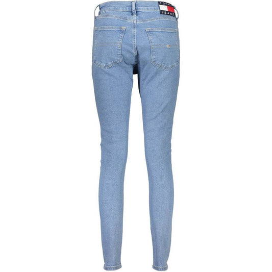 Tommy Hilfiger Blue Cotton Women Skinny Jean $234.00 Tommy Hilfiger Luzworld