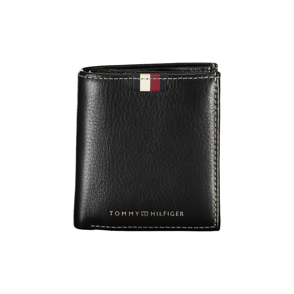 Tommy Hilfiger Black Leather Men Wallet $214.00 Tommy Hilfiger Luzworld