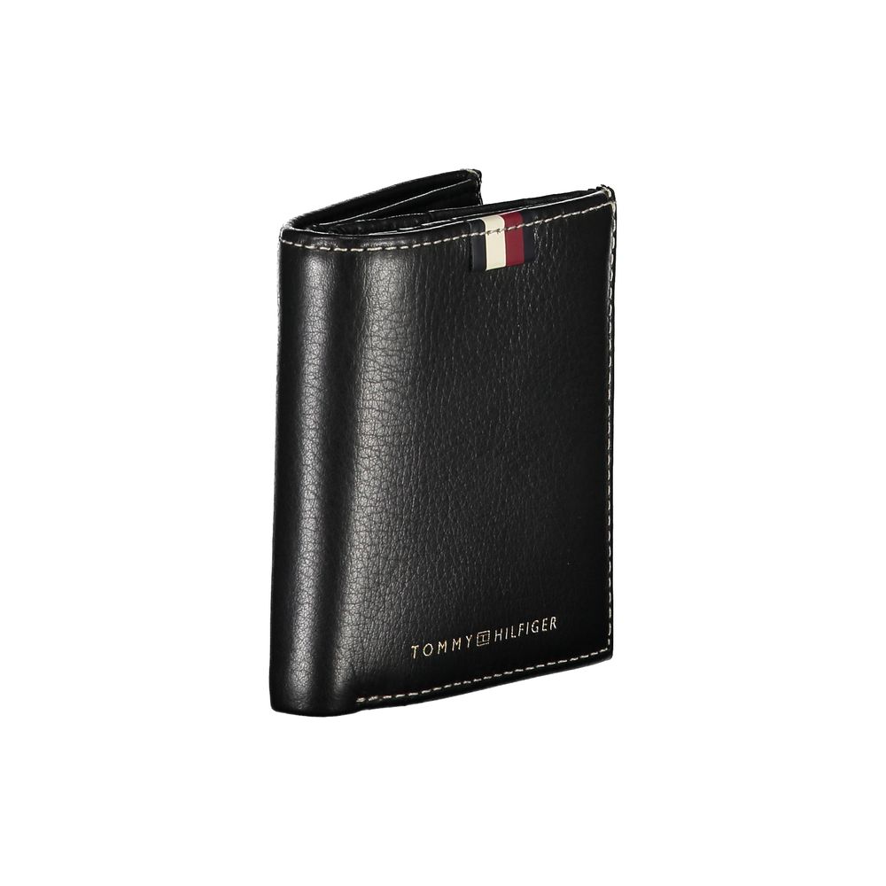 Tommy Hilfiger Black Leather Men Wallet $214.00 Tommy Hilfiger Luzworld