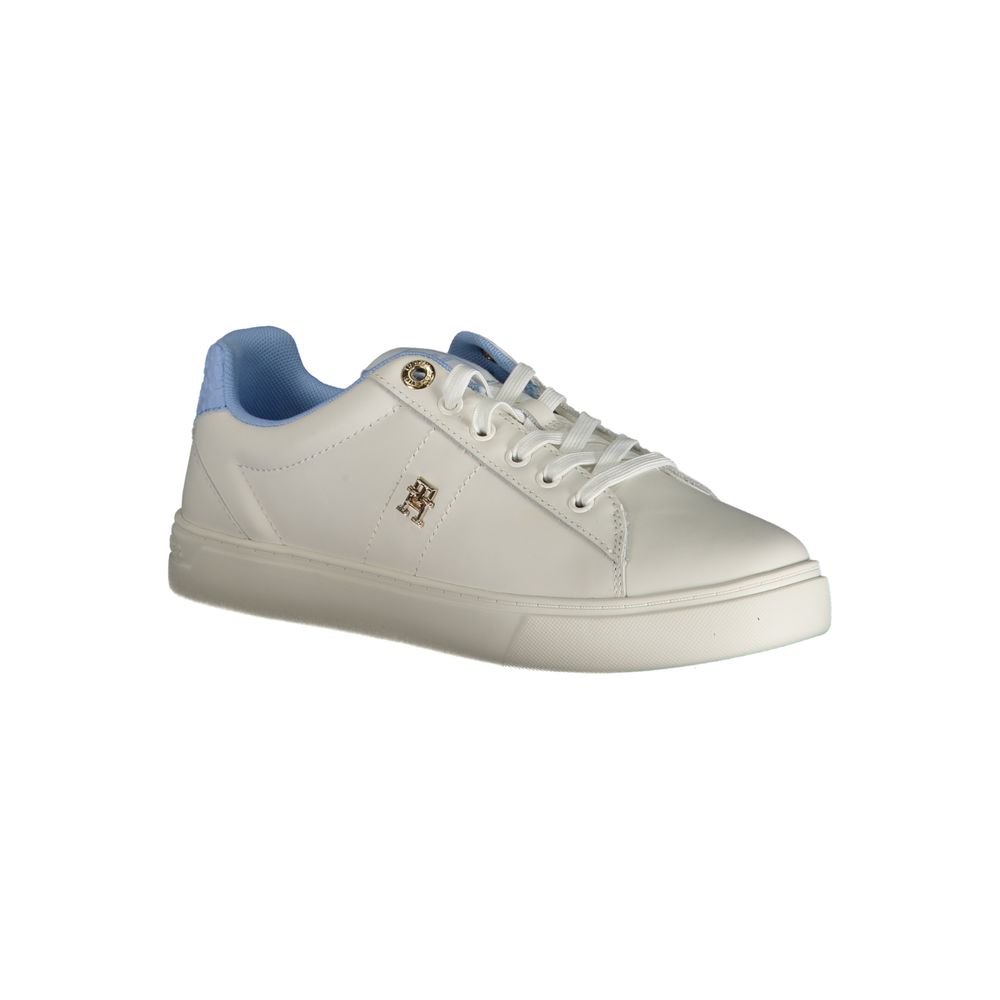 Tommy Hilfiger Light Blue Leather Women Sneaker $255.00 Tommy Hilfiger Luzworld