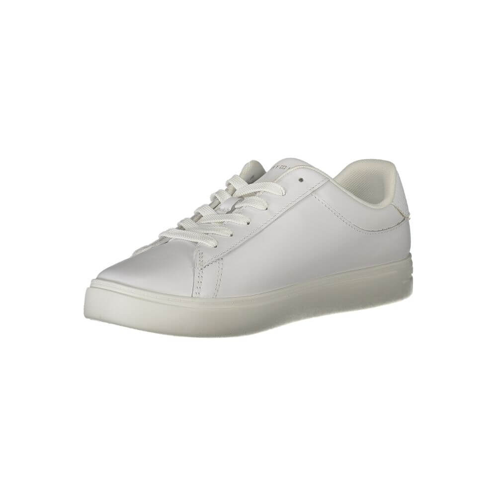 Tommy Hilfiger White Polyethylene Women Sneaker $243.00 Tommy Hilfiger Luzworld