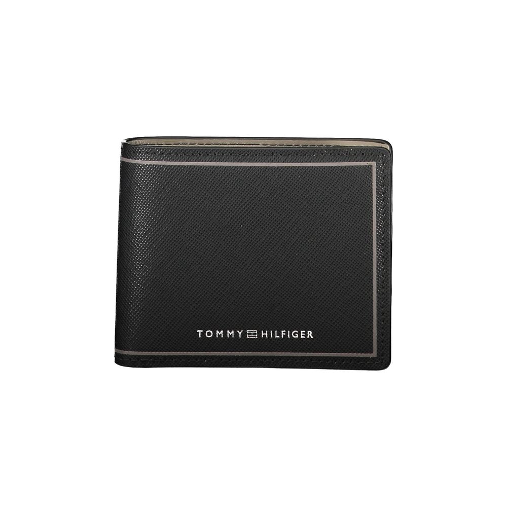 Tommy Hilfiger Black Leather Double Card Wallet $182.00 Tommy Hilfiger Luzworld