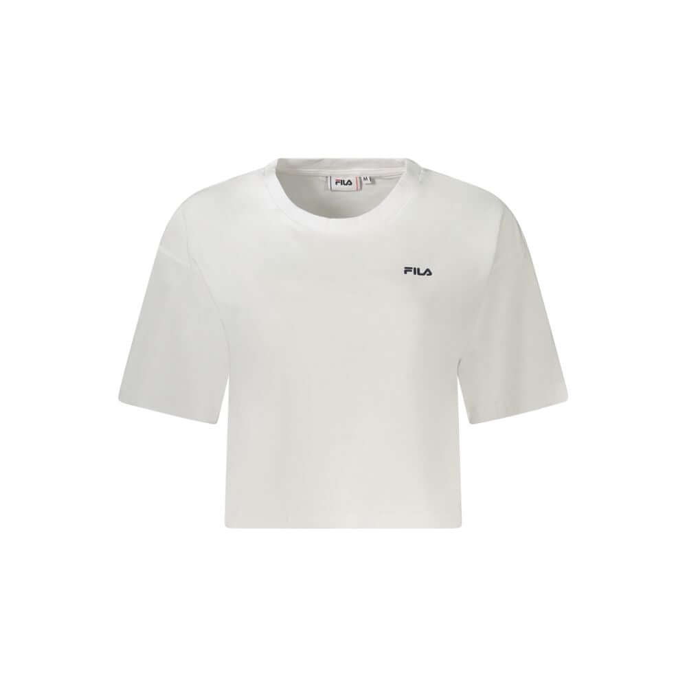Fila White Cotton Women T-Shirt $124.00 Fila Luzworld
