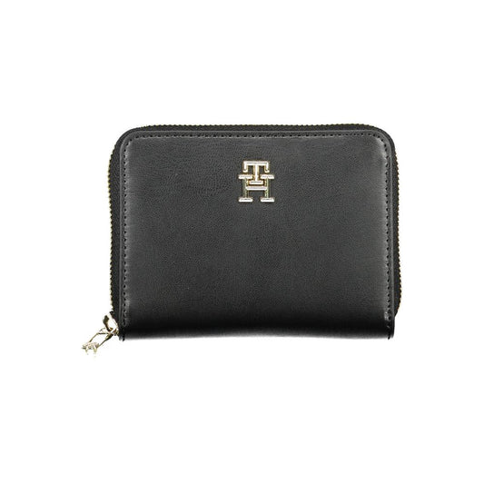 Tommy Hilfiger Black Polyethylene Wallet $180.00 Tommy Hilfiger Luzworld