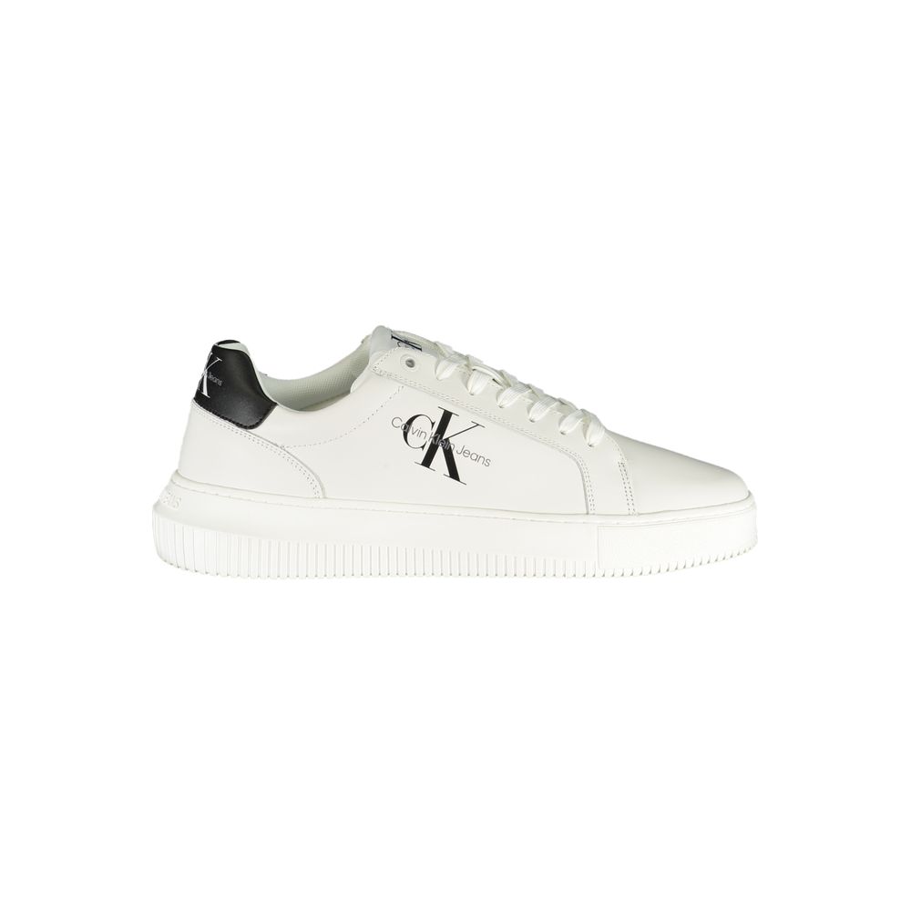 Calvin Klein Sophisticated White Lace-Up Sneakers $294.00 Calvin Klein Luzworld