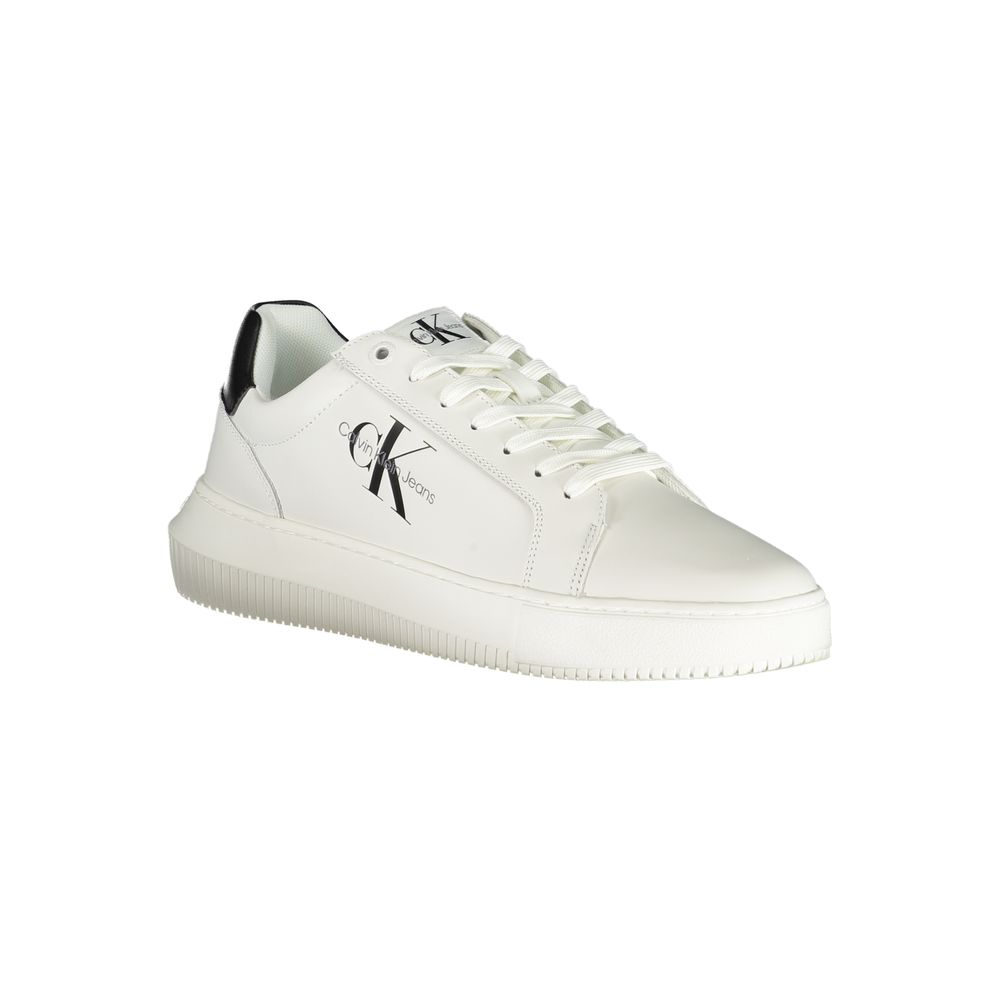 Calvin Klein Sophisticated White Lace-Up Sneakers $294.00 Calvin Klein Luzworld