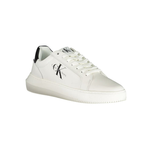 Calvin Klein Sophisticated White Lace-Up Sneakers $294.00 Calvin Klein Luzworld